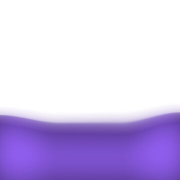 Smooth Deep Purple Wavy Lower Third Bottom Fade to Transparent Overlay, PNG