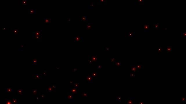 Fire flakes and bonfire background. Perfect as a cinematic VFX overlay,fire particles effect or visual element.
Floating fire flame sparks particles on transparent background video, alpha channel.