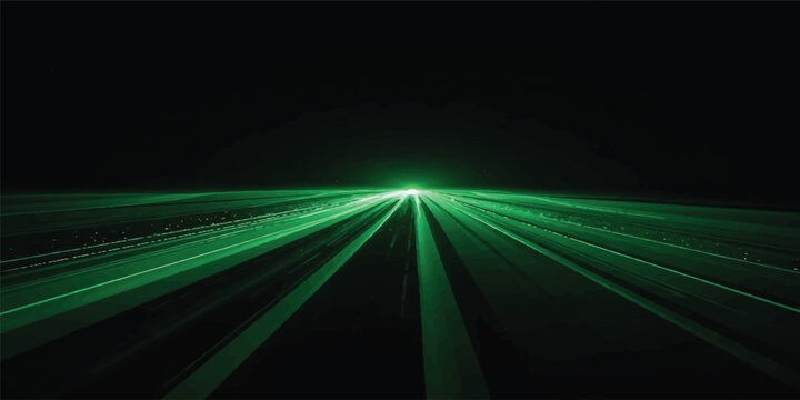 A futuristic abstract motion background loop featuring glowing blue laser lines and bright energy waves moving with speed through a dark tech space
