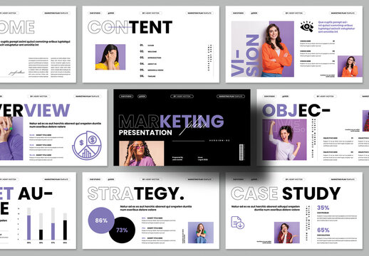 Marketing Plan Presentation Layout