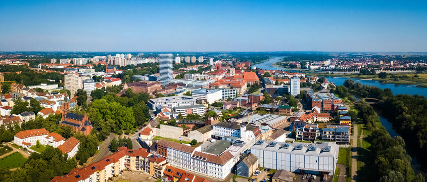 Frankfurt (Oder), Brandenburg, Luftbild