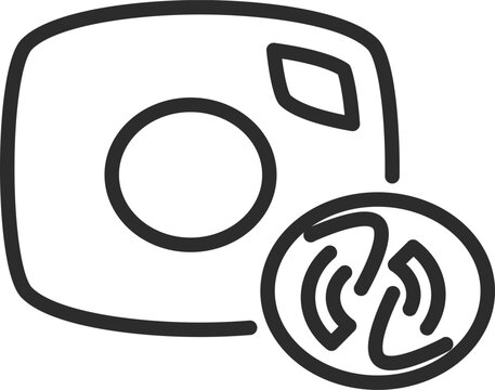 Switch Camera Flip Direction Outline Icon