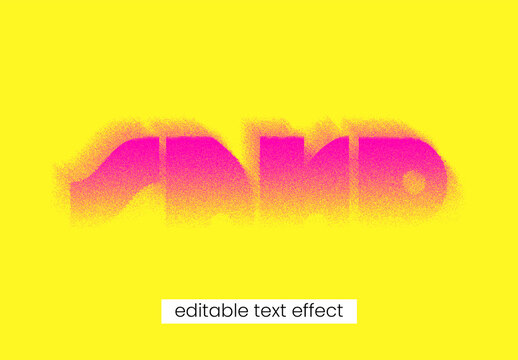 Sand Dust Editable Text Effect Template Design