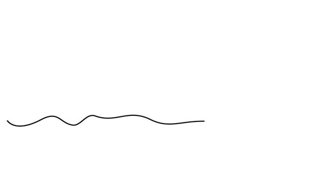 Animation of line drawing of a minimalist watch, symbolizing time and efficiency.