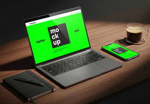Responsive design mockup