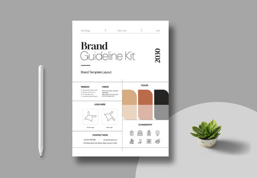 Brand Guideline Kit Layout