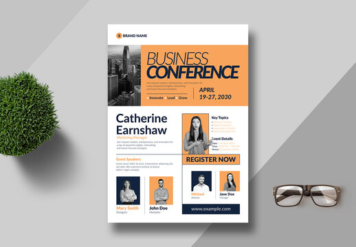 Business Conference Flyer Template