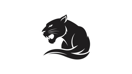 Black panther silhouette design © Fcraw