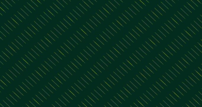 Abstract dark green and deep purple diagonal line patterns motion background.