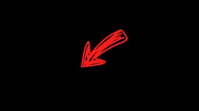 Red arrow pointing down