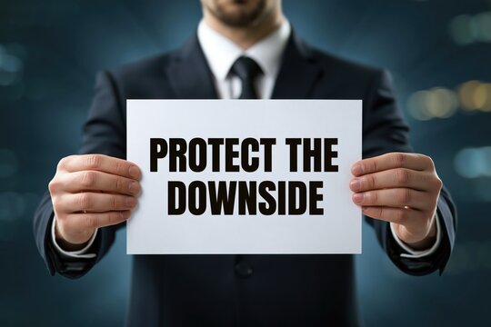 Risk Manager with a Sign Advising to Protect The Downside