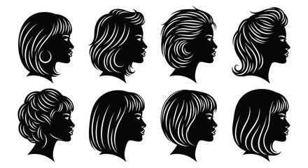 Stylish young woman vector graphic illustration in casual outfit with two tattoo options © Faisal