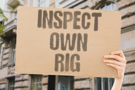 "Inspect Own Rig" Inspections that fail ownership that ends and rigged rules all harm ordinary people. INSPECTIONS. OWNERSHIP. RIGGED. RULES. PEOPLE.