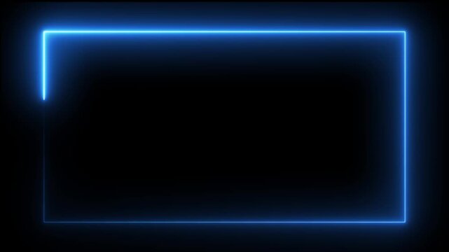 Looping animation of a glowing neon rectangle frame, Animation of glowing neon rectangles abstract background.
abstract glowing neon rectangle frame animation green screen 4k.