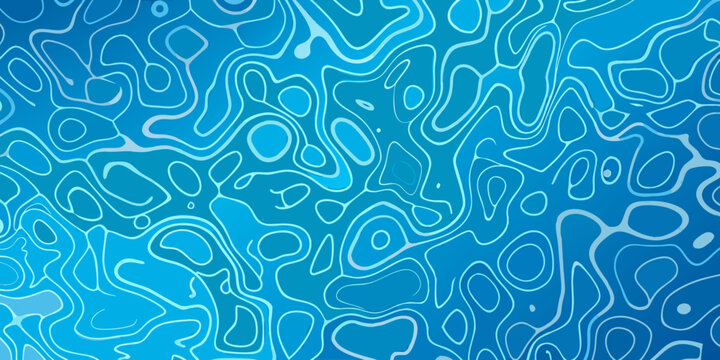 blue organic pattern with flowing lines and abstract shapes