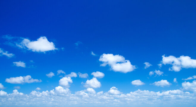 blue sky with clouds . sky landscape.  nature background
