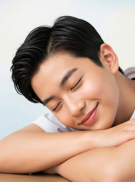 펜을 든 비즈니스 남성 프로필 / Business Male Profile Holding a Pen