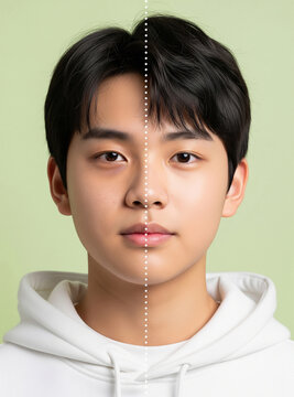 펜을 든 비즈니스 남성 프로필 / Business Male Profile Holding a Pen