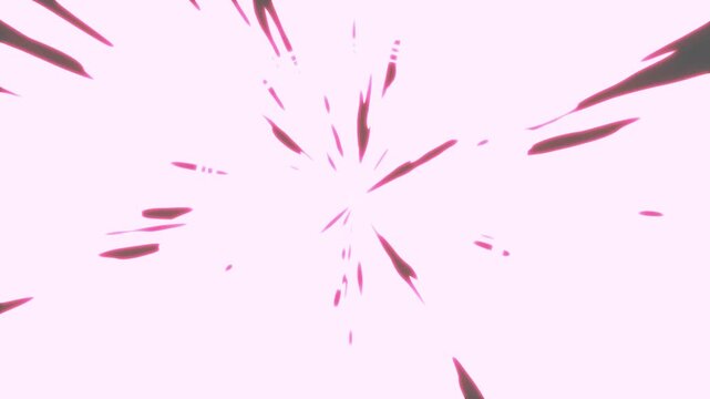 Spark slash explosion animation, dynamic liquid transition in cartoon doodle style, sparks a burning fire with realistic movement on black background. liquid motion graphics with alpha channel