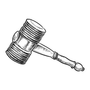 chipote chillon childs toy hammer vector line art hand drawn illustration