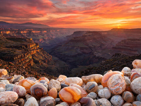 Majestic Geological Formations of Fish River Canyon Namibia