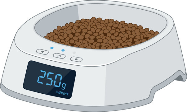 Smart Automatic Pet Feeding Bowl with Digital Weight Display for Accurate Dog and Cat Portion Control and Nutrition Management Designs