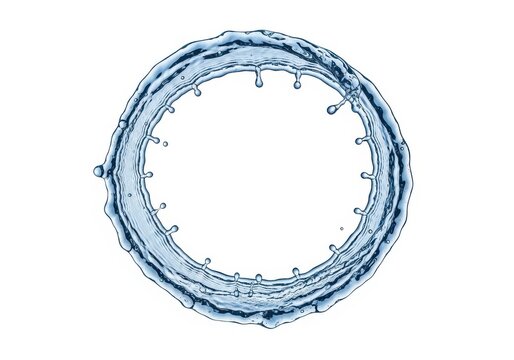 Blue and clear dental retainer on white background