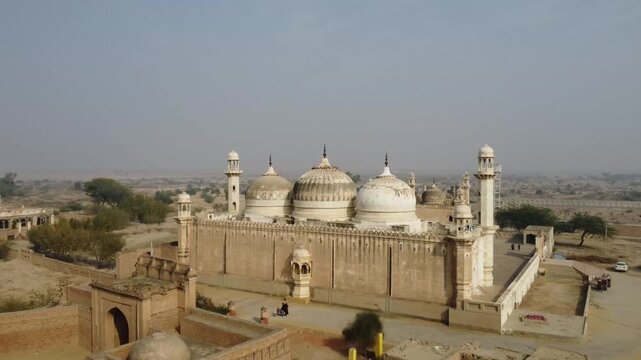 Historic Abbasi Mosque Derawar Fort Bahawalpur Pakistan Ancient Desert Stronghold