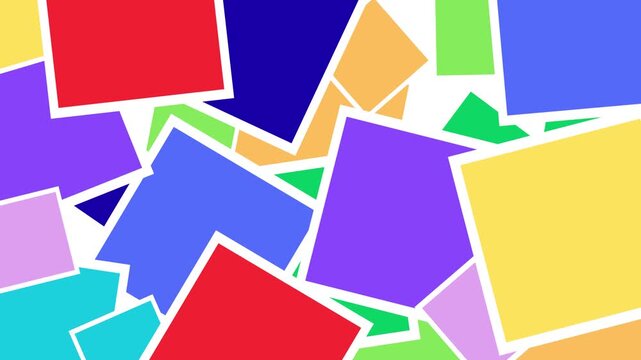 Colorful Square Motion Background Seamless Pattern for Video and Wallpaper
