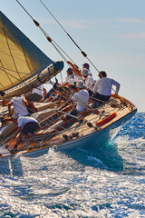 Sailing yacht race. Yachting. Sailing. Regatta   © Alvov