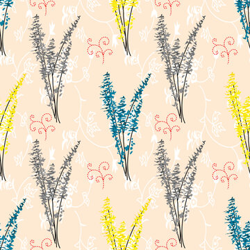 Seamless allover Digital Textiles Designs flowers Allover Designs Floral and Geometrical Patterns Textures, Illustrations Motifs and Abstract