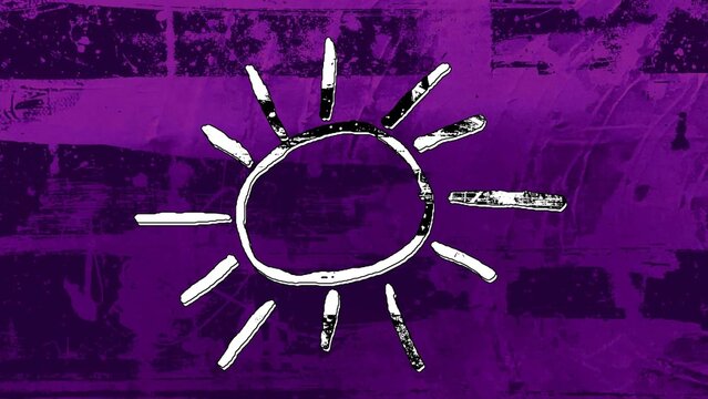 Hand Drawn Sun Element 01