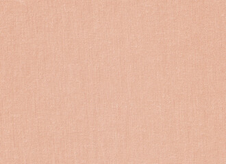 Fototapeta premium Light Peach Pink Linen Fabric Texture Background