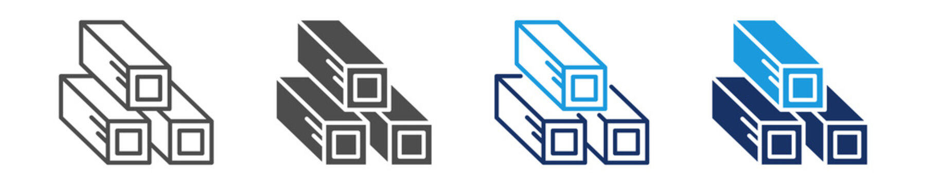 metal icon set with multi concept