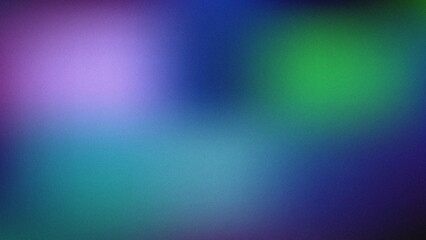 Obraz premium Abstract blurred background with vibrant purple, blue, and green gradient colors, soft light texture for digital design, wallpaper, or creative presentation backdrop