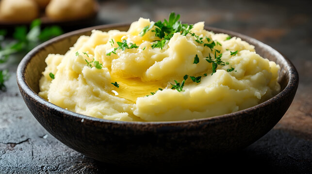 mashed potatoes with butter