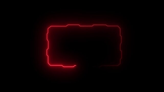Hud frames cyan user interface elements design modern technology futuristic control panel screen digital hologram. abstract tech sci fi hologram frame template design on animation
