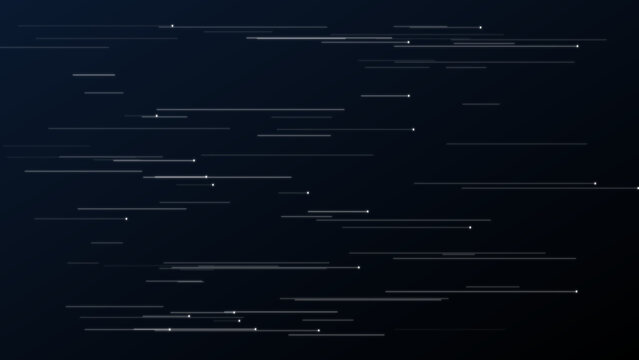 Abstract dark blue background with white streaks and dots abstract background technology