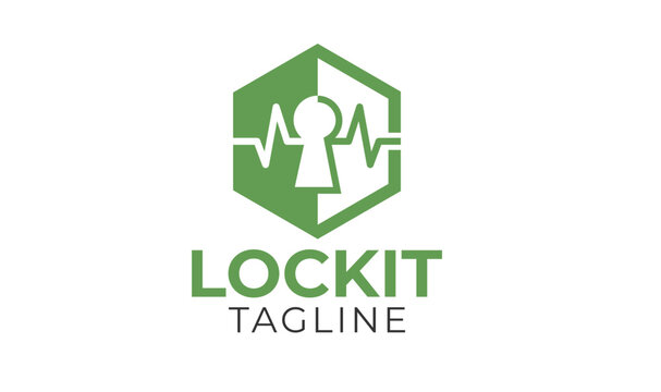 SECURITY LOGO HEXAGONAL 