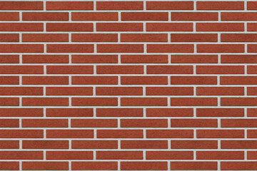 Fototapeta premium Abstract Red Brick Wall Texture Vector Illustration Seamless Modern Masonry Pattern Background with Realistic Brickwork Design