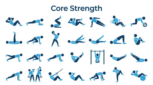 Core Strength Exercises for Fitness and Health