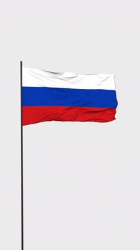 Russian Flag Animation Transparent Background