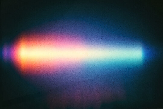 light leak overlay effect with colorful light ,retro grain noisy film flare on black background,analog old film burn overlay,Light Leak Film Poster Photo Effect Mockup.abstract lights background