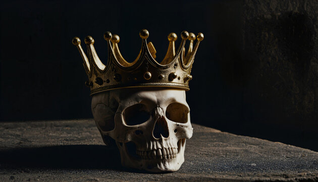 skull of a fallen king