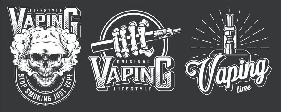 Vaping designs and skull art