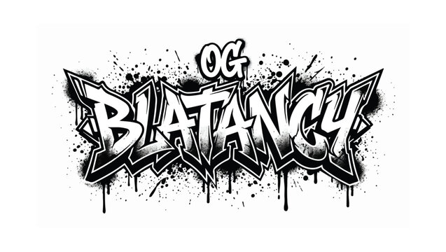 og blatancy Logo Mockup Vector