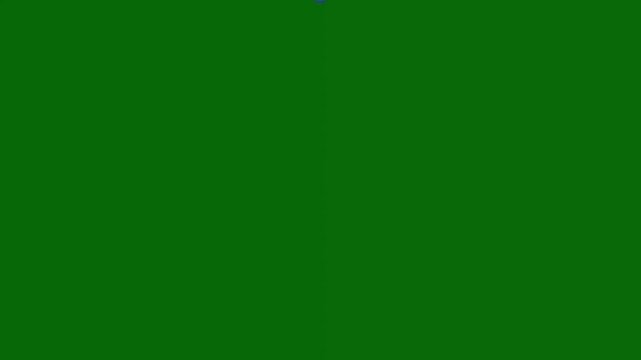 Blue electric storm animation with glowing lightning strikes and dramatic thunder flashes on solid green background smooth looping cinematic visuals ultra sharp 4K