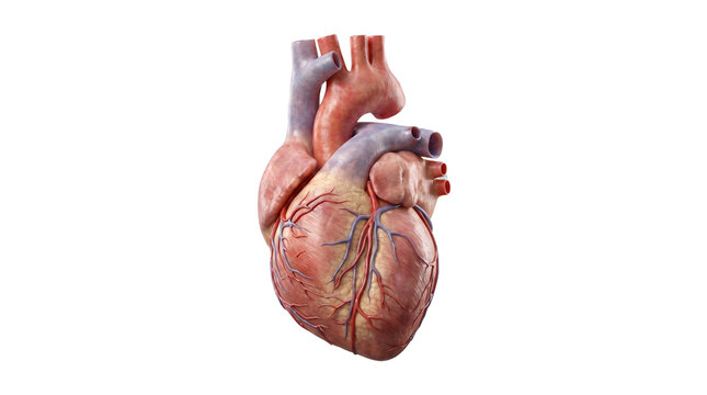 Human Heart Anatomy Medical Illustration