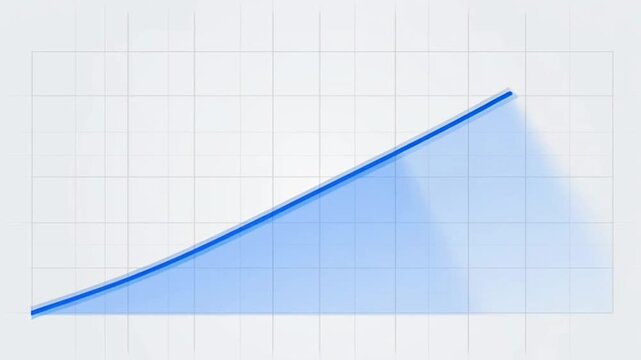A blue shaded graph on grid paper.