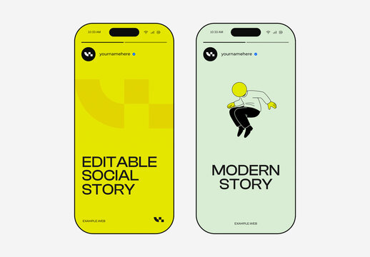 Social Media Story Mockup Collection